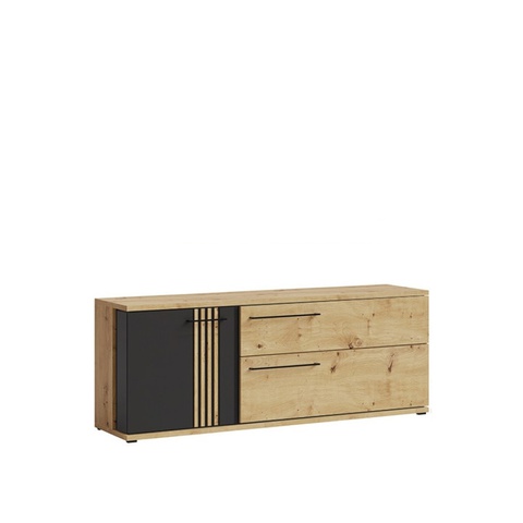 Szafka rtv z szufladami Molto B ML4 artisan czarny